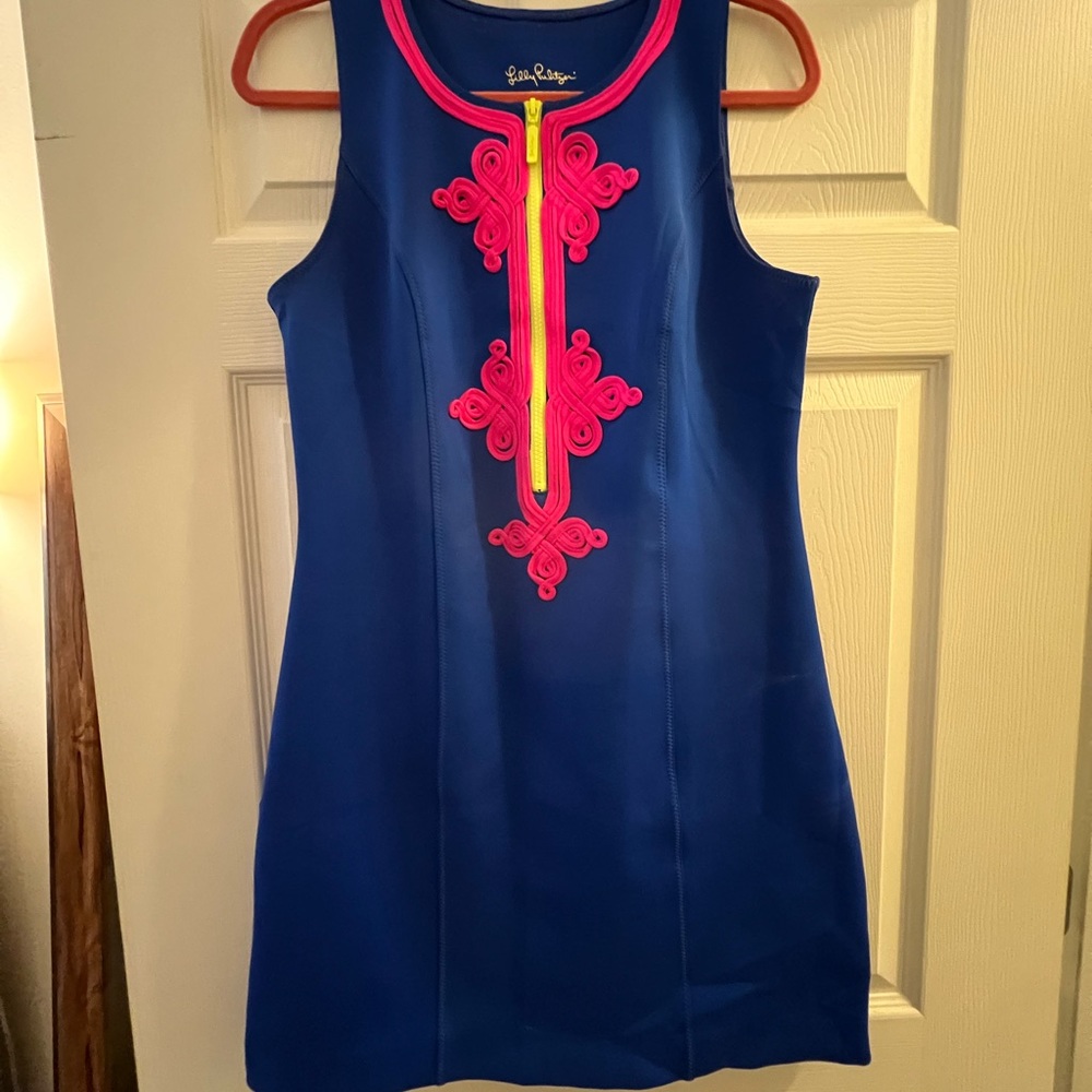 Scuba material Lily shift dress